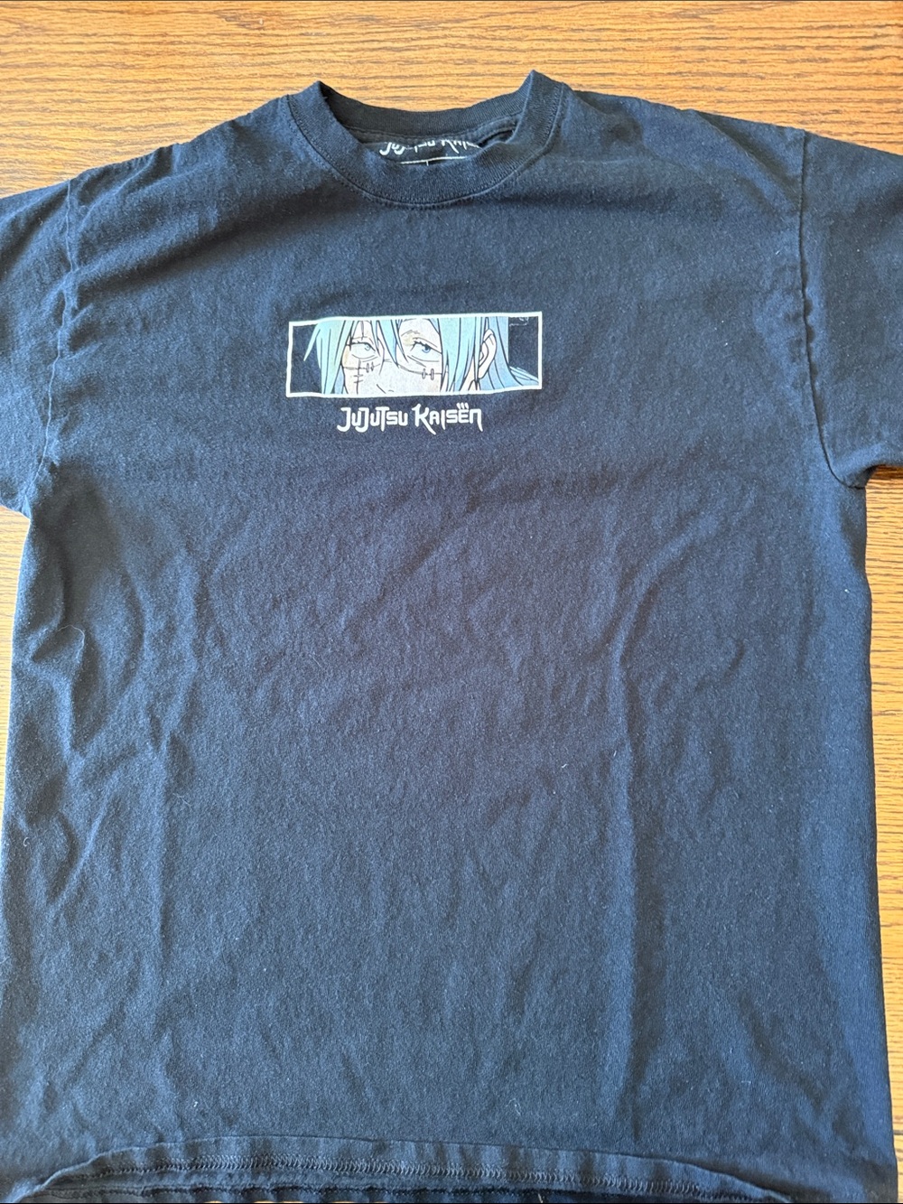 Anime Graphic Tee Jujutsu Kaisen Mahito Black T-Shirt Size M